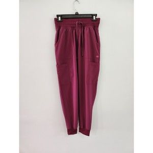 Dickies Maroon Wine Jogger Scrubs Size XS
